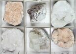 Mixed Indian Mineral & Crystal Flat - Pieces #95597-1
